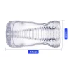 Masturbador Transparente Hann X2