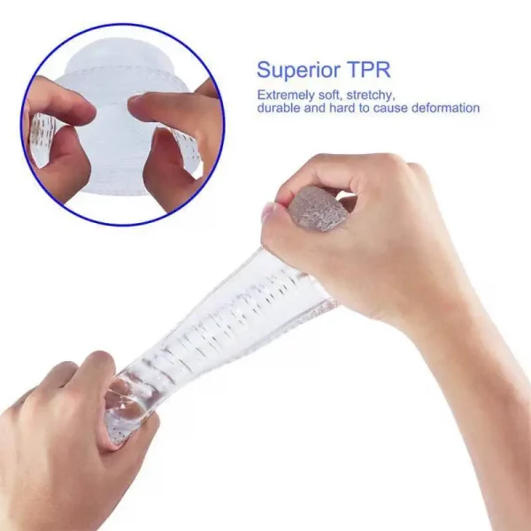 Masturbador Transparente Hann X2