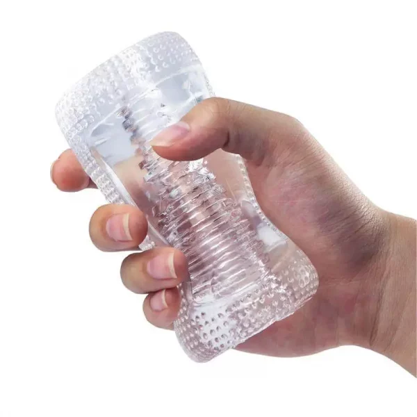 Masturbador Transparente Hann X2