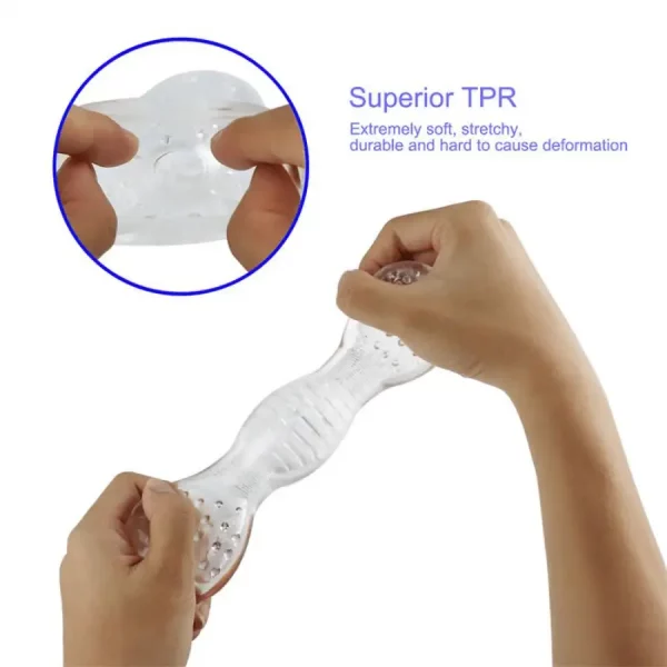 Masturbador Transparente Hann X3