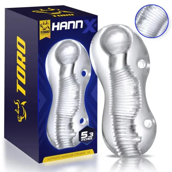Masturbador Transparente Hann X4