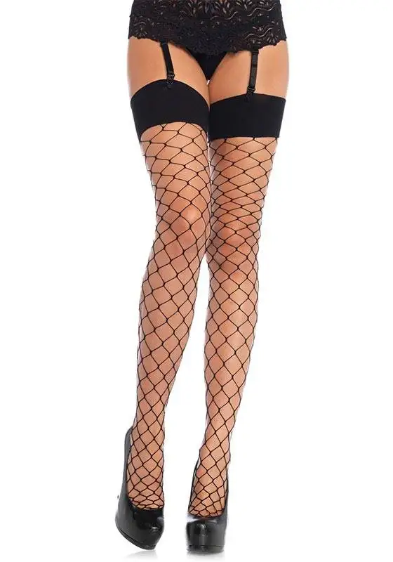 Meias de Rede Plus Size - Leg Avenue