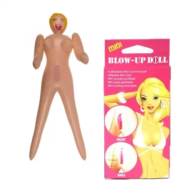 Mini Boneca Insuflável Loira