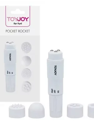 Mini Massajador Pocket Rocket Toy Joy Branco
