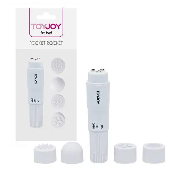 Mini Massajador Pocket Rocket Toy Joy Branco
