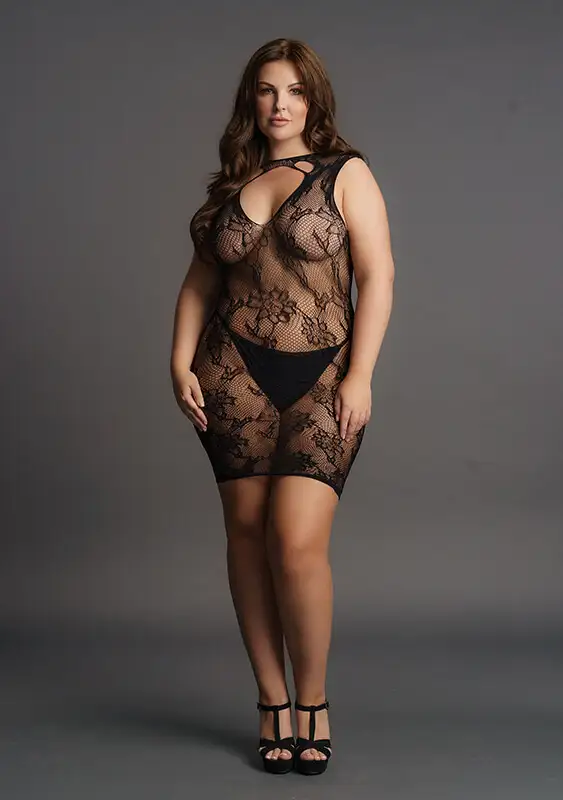 Mini Vestido High Open Neck-Line Le Désir by Shots Tamanho Grande