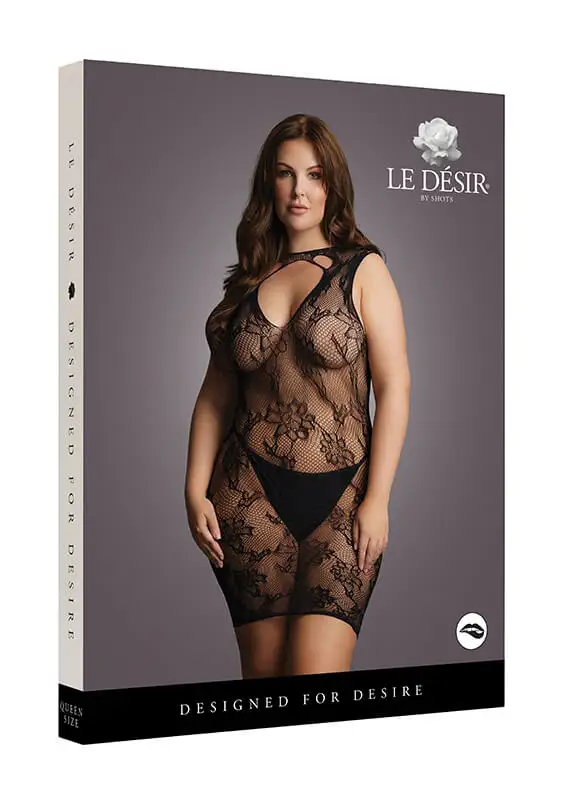 Mini Vestido High Open Neck-Line Le Désir by Shots Tamanho Grande