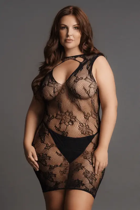 Mini Vestido High Open Neck-Line Le Désir by Shots Tamanho Grande