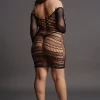 Mini Vestido Long Sleeved Net Le Désir by Shots Tamanho Grande
