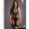 Mini Vestido Net With Opaque V Shape Le Désir by Shots Tamanho Grande