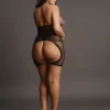 Mini Vestido Peek-A-Boo Fishnet Le Désir by Shots Tamanho Grande