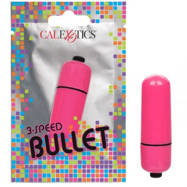 Mini Vibrador 3-Speed Bullet Calexotics Rosa
