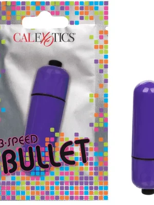 Mini Vibrador 3-Speed Bullet Calexotics Roxo