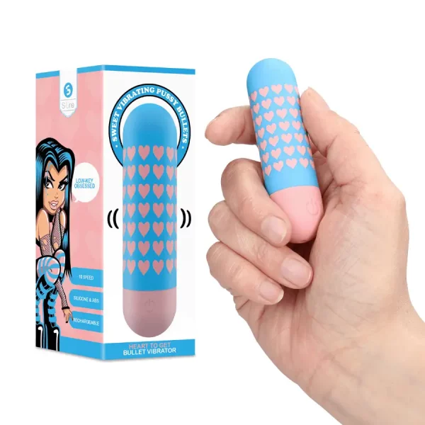 Mini Vibrador Bullet Heart To Get