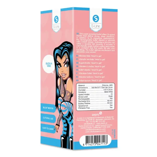 Mini Vibrador Bullet Heart To Get