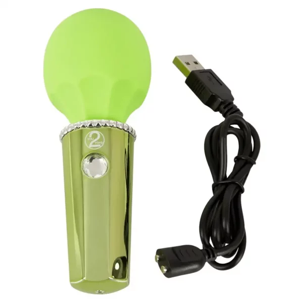 Mini Vibrador Magic Wand Lemon