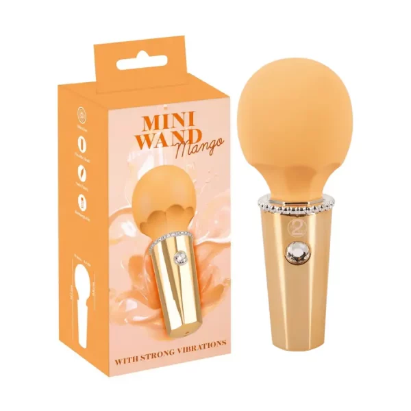 Mini Vibrador Magic Wand Mango