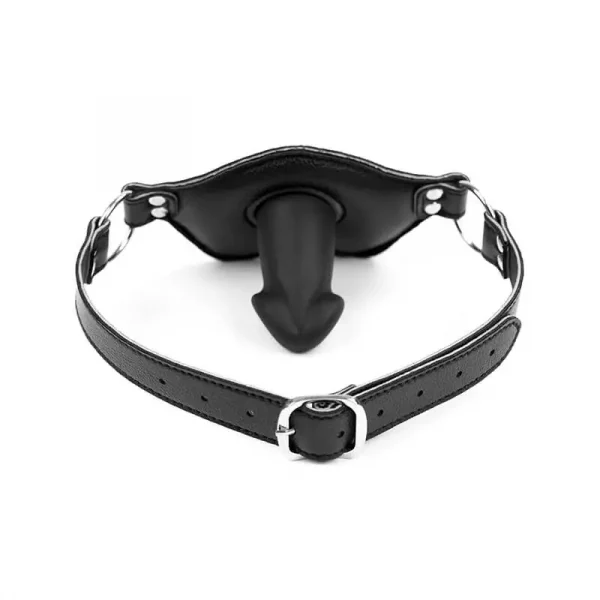 Mordaça BDSM com Pénis em Silicone