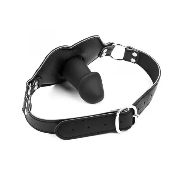 Mordaça BDSM com Pénis em Silicone