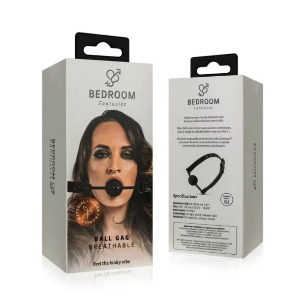 Mordaça Breathable Ball Gag Bedroom Fantasies