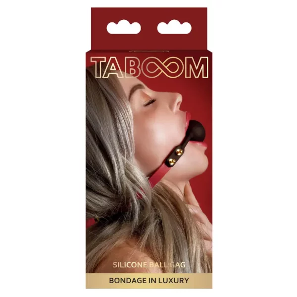 Mordaça Silicone Ball Gag Taboom Bondage in Luxury