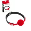 Mordaça Silicone Gag Ball Vermelho
