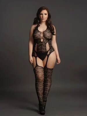 Opaque Bodystocking Le Désir by Shots Tamanho Grande