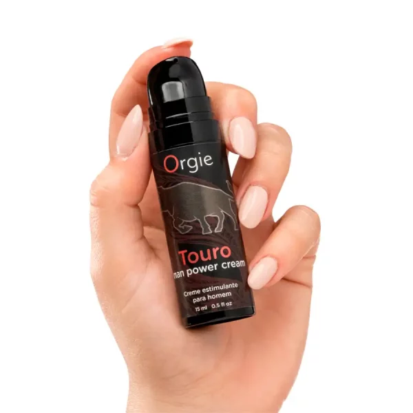 Orgie Touro Power Creme Potenciador Masculino  15 ml.