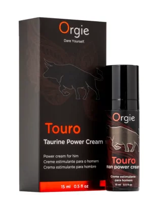 Orgie Touro Power Creme Potenciador Masculino  15 ml.