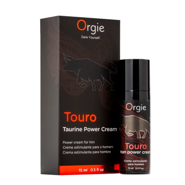 Orgie Touro Power Creme Potenciador Masculino  15 ml.
