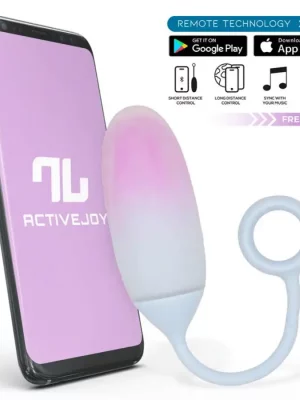Ovo Vibratório Com App - Azul Roxo