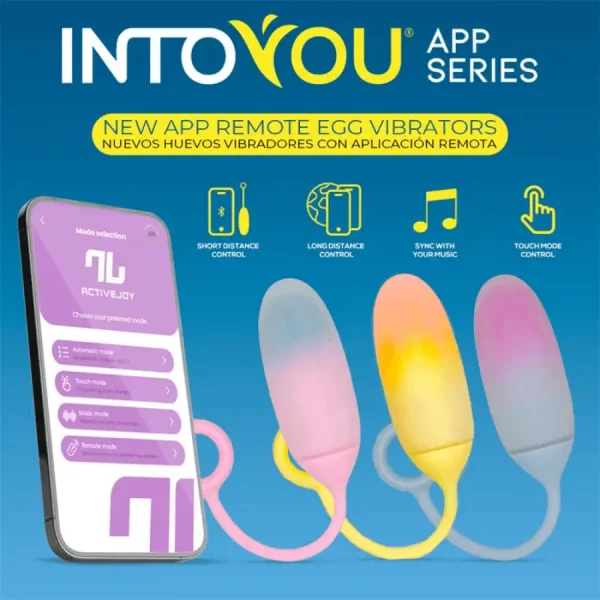 Ovo Vibratório Com App - Azul Roxo