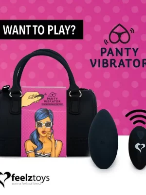 Panty Vibe FeelzToys Preto