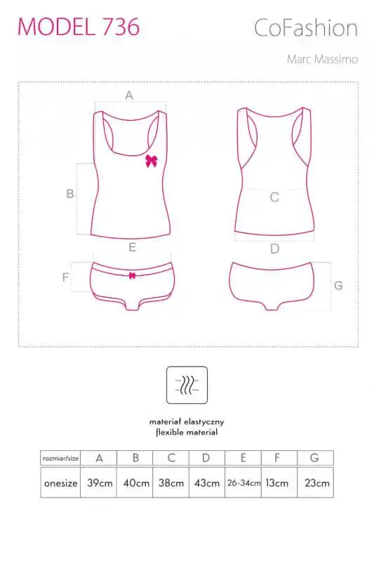 Pijama 736 V - Cofashion