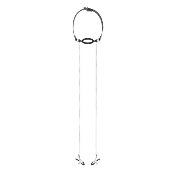 Pinças BDSM para Mamilos com Mordaça Bedroom Fantasies