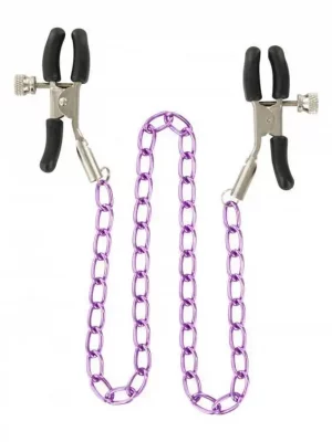 Pinças para Mamilos com Correntes ToyJoy Stimulating Nipple Chain