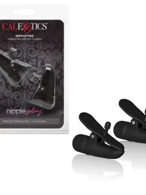 Pinças Vibratórias para Mamilos Nipplettes Preto
