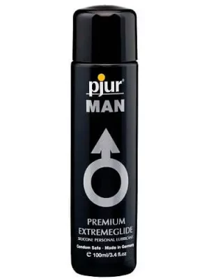 Pjur Man Extreme Glide Lubrificante Premium à Base de Silicone 100 ml.