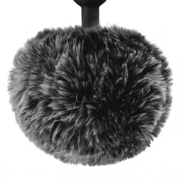 Plug Anal Com Cauda de Coelhinho Preto