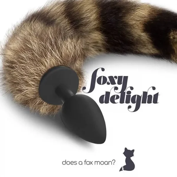 Plug Anal com Cauda de Raposa Foxy Delight