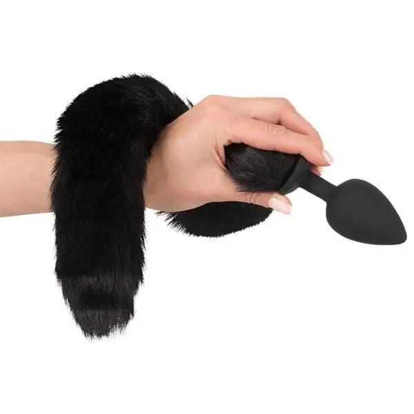 Plug Anal com Cauda e Orelhas de Gato
