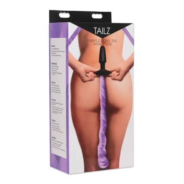 Plug Anal com Cauda Purple Pony Tail