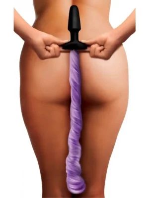 Plug Anal com Cauda Purple Pony Tail