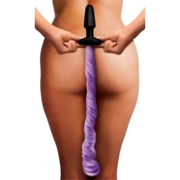 Plug Anal com Cauda Purple Pony Tail