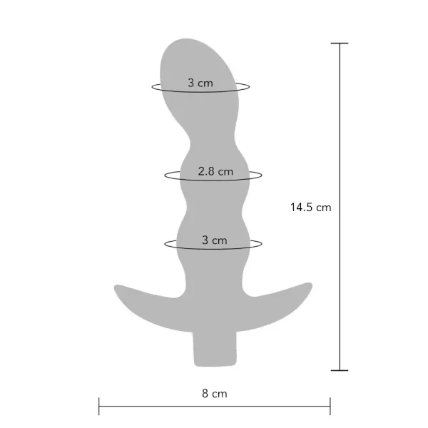 Plug Anal com Comando The Heroic P-Spot