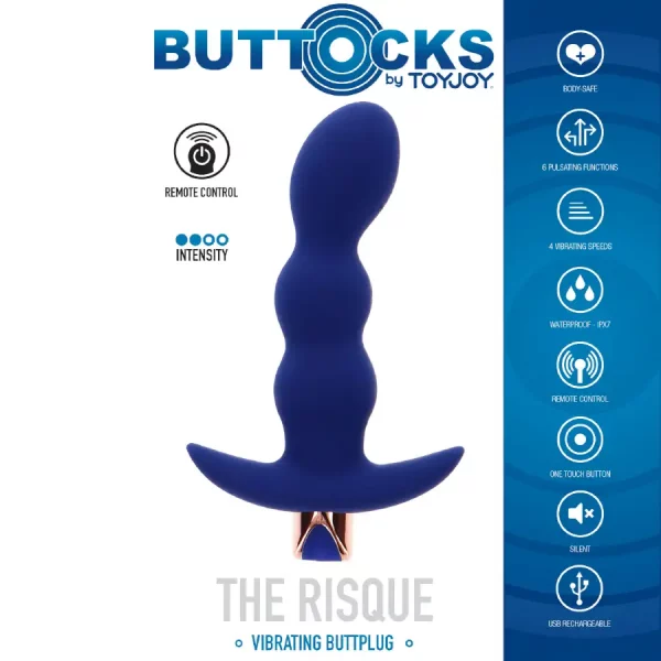 Plug Anal com Comando The Heroic P-Spot