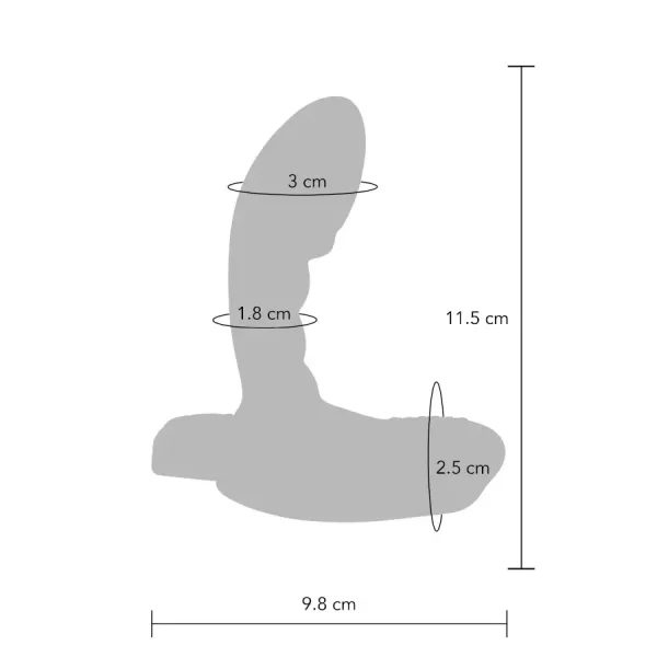 Plug Anal com Comando The Heroic P-Spot