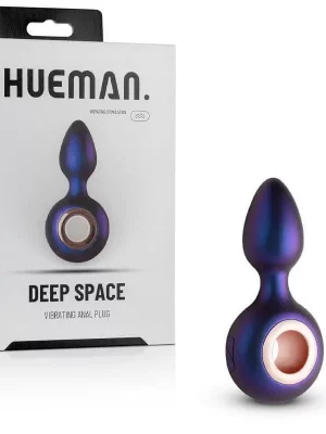 Plug Anal com Vibração Hueman Deep Space
