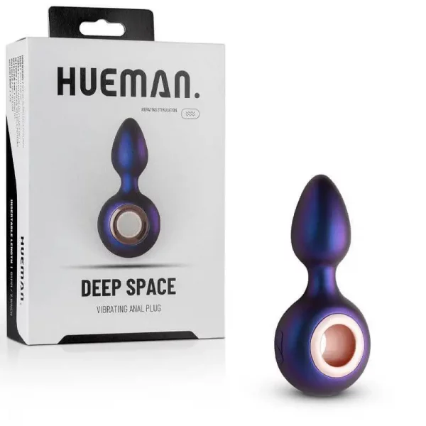 Plug Anal com Vibração Hueman Deep Space