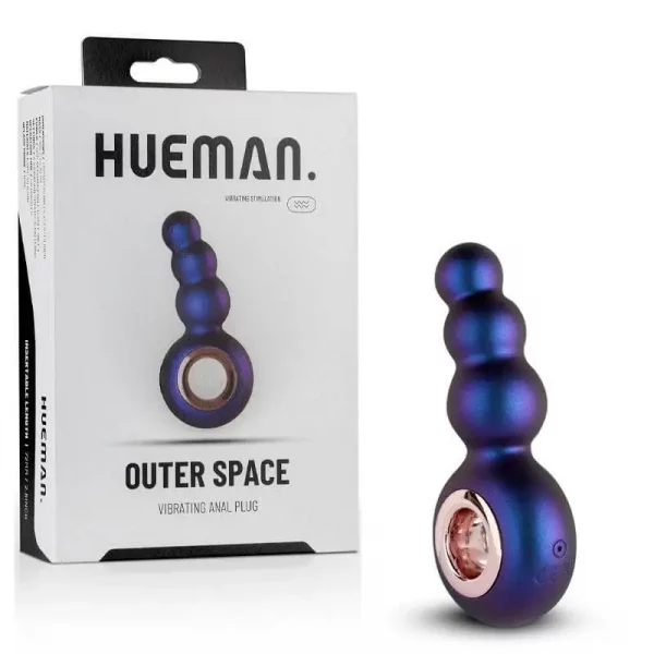 Plug Anal com Vibração Hueman Outer Space